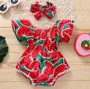 Watermelon Print Bodysuit